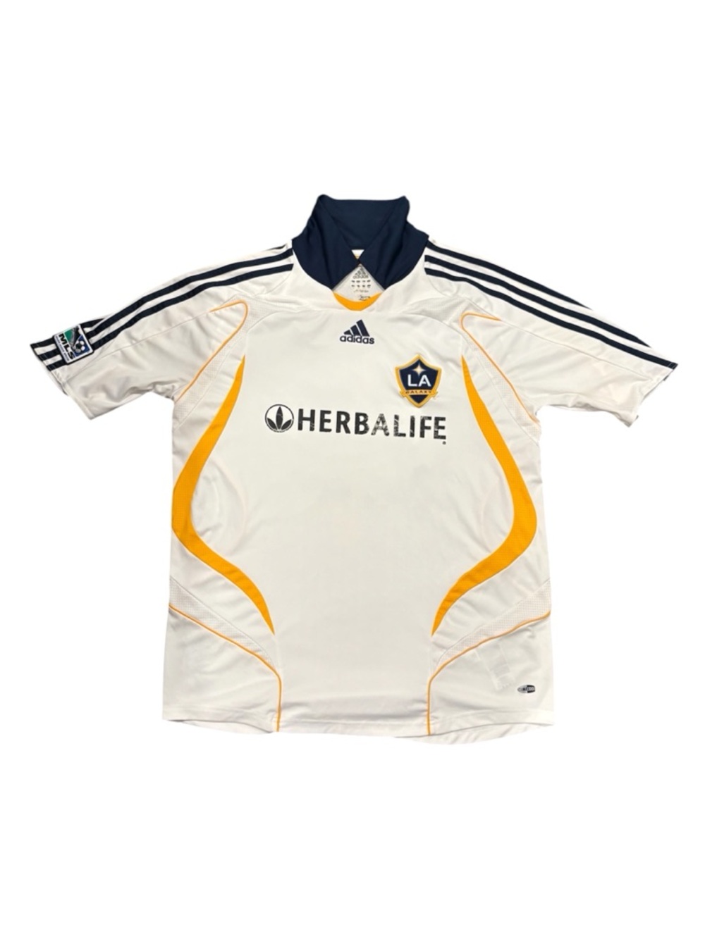 2007/08 BECKHAM #23 LA GALAXY VINTAGE ADIDAS HOME FOOTBALL SOCCER SHIRT